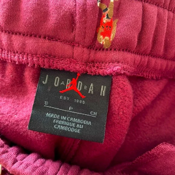 Jordan Maroon Tracksuit with Jordan Accents - Picture 8 of 8